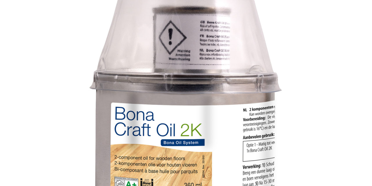 Bona Craft Oil 2K nu ook verkrijgbaar in 400 ml