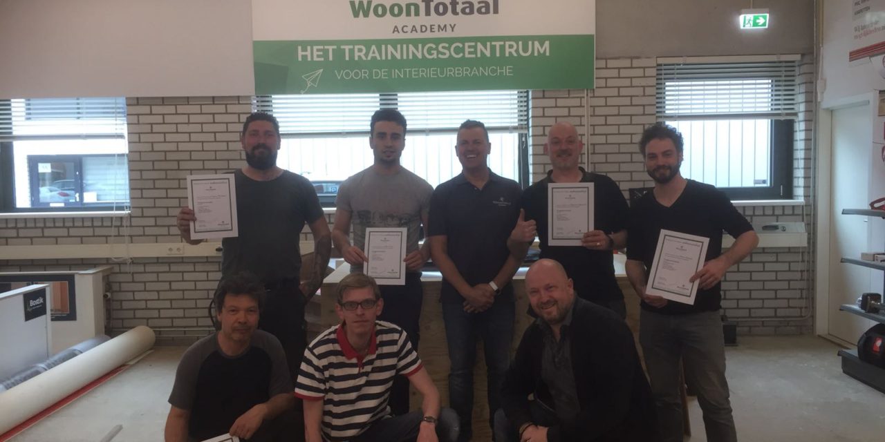 Eerste lichting traprenovators ontvangt diploma