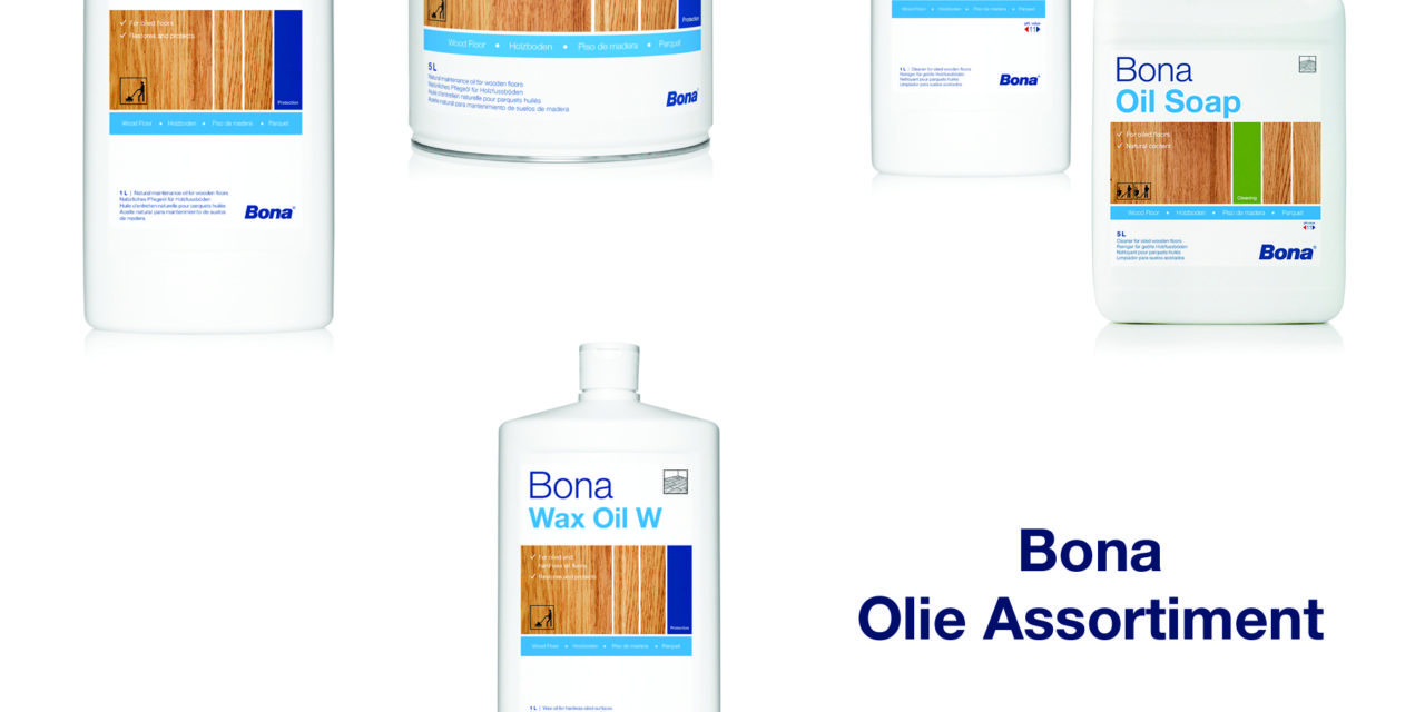 Bona onderhoud van olie assortiment ook aangepast