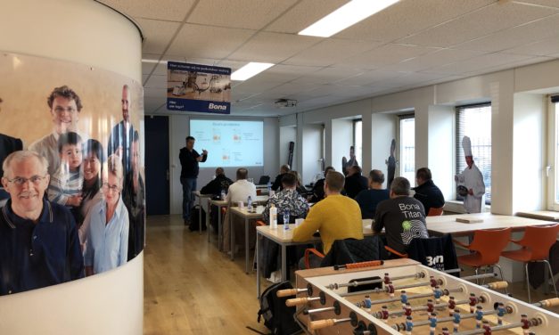 Eerste Bona training olie en lak succesvol