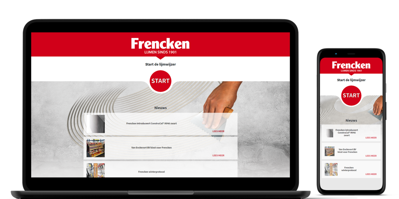 Parketlijm app van Frencken