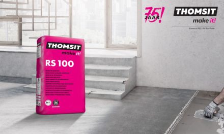 Thomsit RS 100: egaliseren zonder oneffenheden