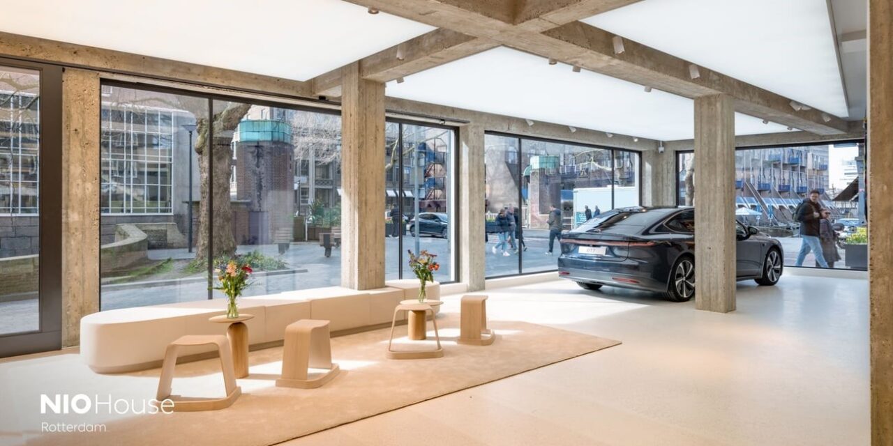 CS Rugs in NIO house showroom in Rotterdam