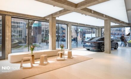 CS Rugs in NIO house showroom in Rotterdam