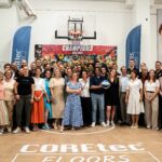 Filou Oostende op bezoek bij COREtec® Floors na het behalen van de 24 ste basketbaltitel