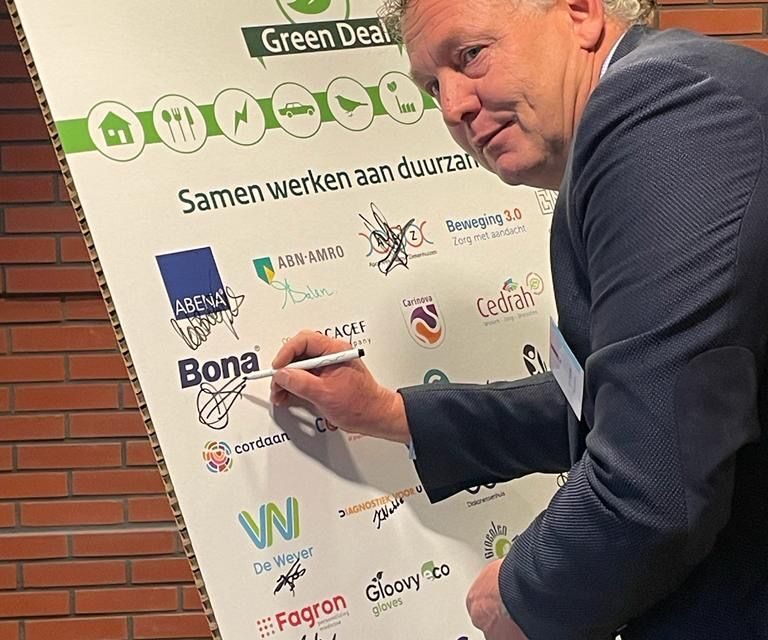 Bona ondertekent Green Deal Duurzame Zorg 3.0