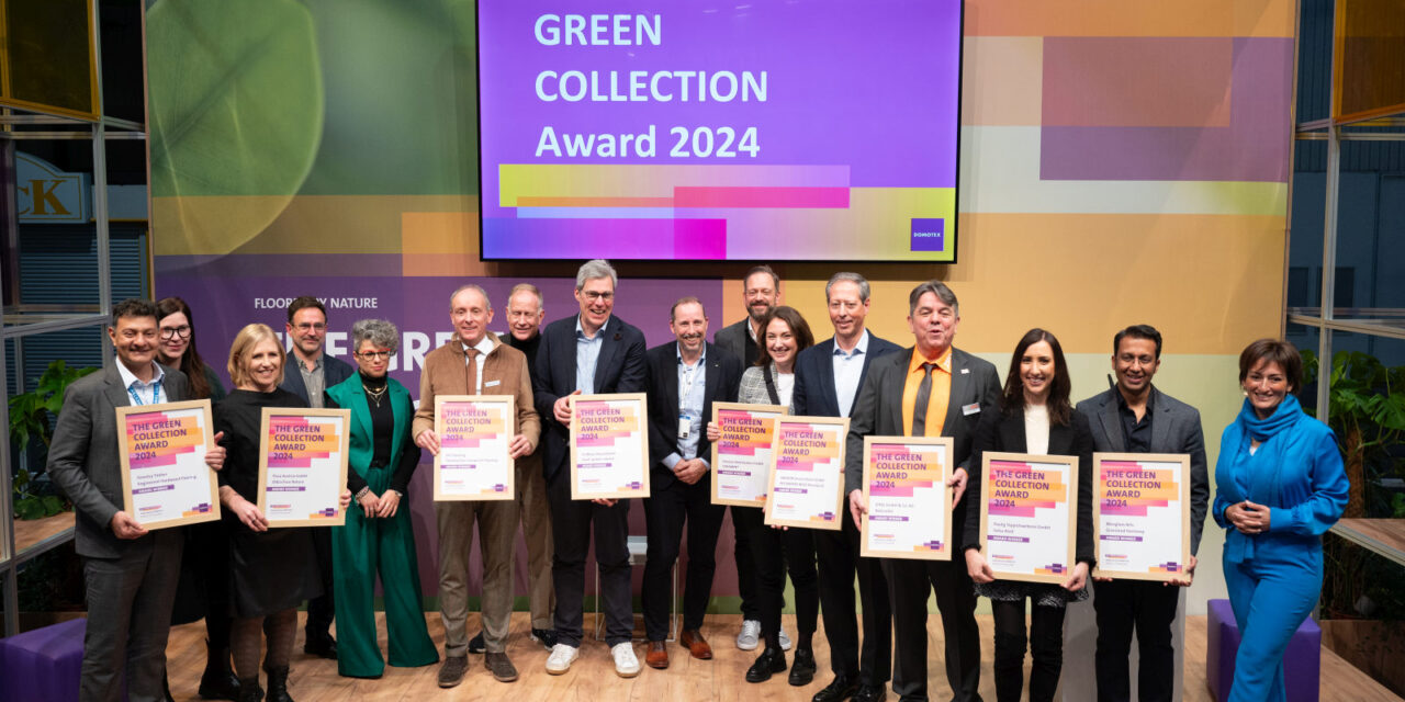 Green Collection Award tijdens Domotex 2024 uitgereikt