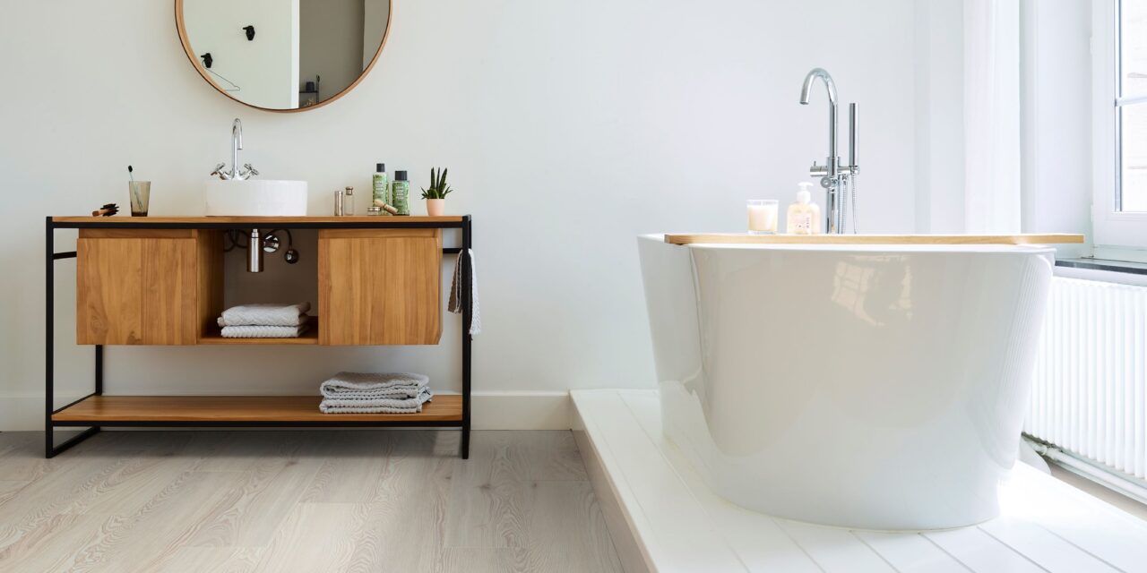 Essentials is de COREtec vloer bij uitstek voor badkamers