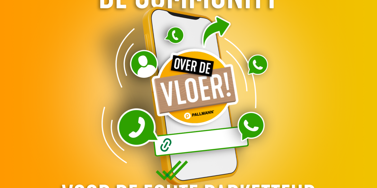 Over de Vloer! lanceert WhatsApp-community als ontmoetingsplek voor vakgenoten