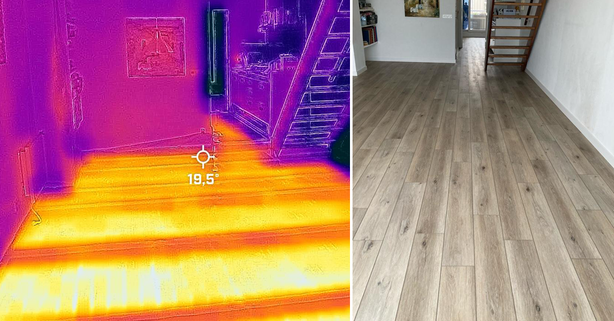 Warmte onder je voeten met Coretec