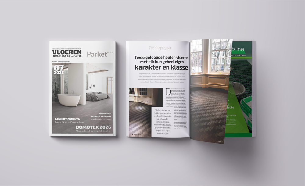 De nieuwe uitgave van Vloeren Business Magazine/ Parketblad is verschenen