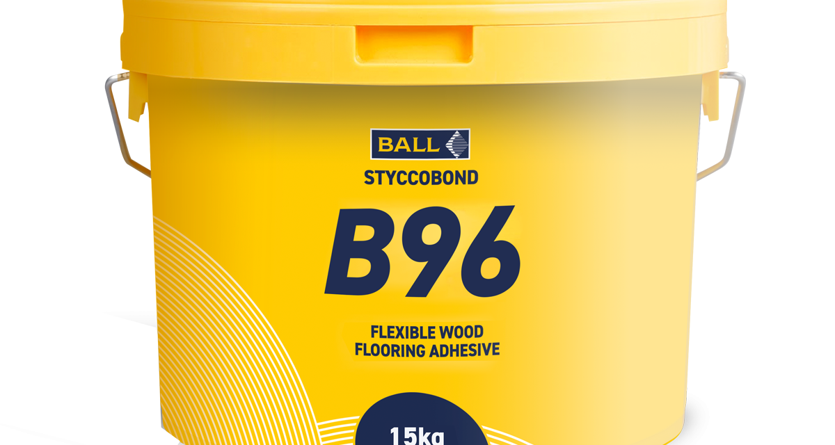Nieuwe, soepele parketlijm van F. Ball: Styccobond B96