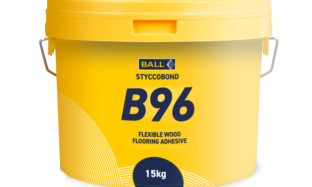 Nieuwe, soepele parketlijm van F. Ball: Styccobond B96