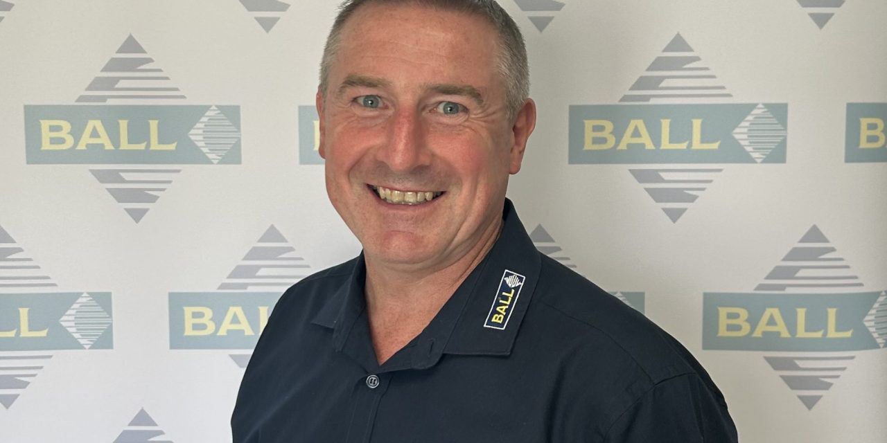 Nieuwe manager Technical Services F. Ball