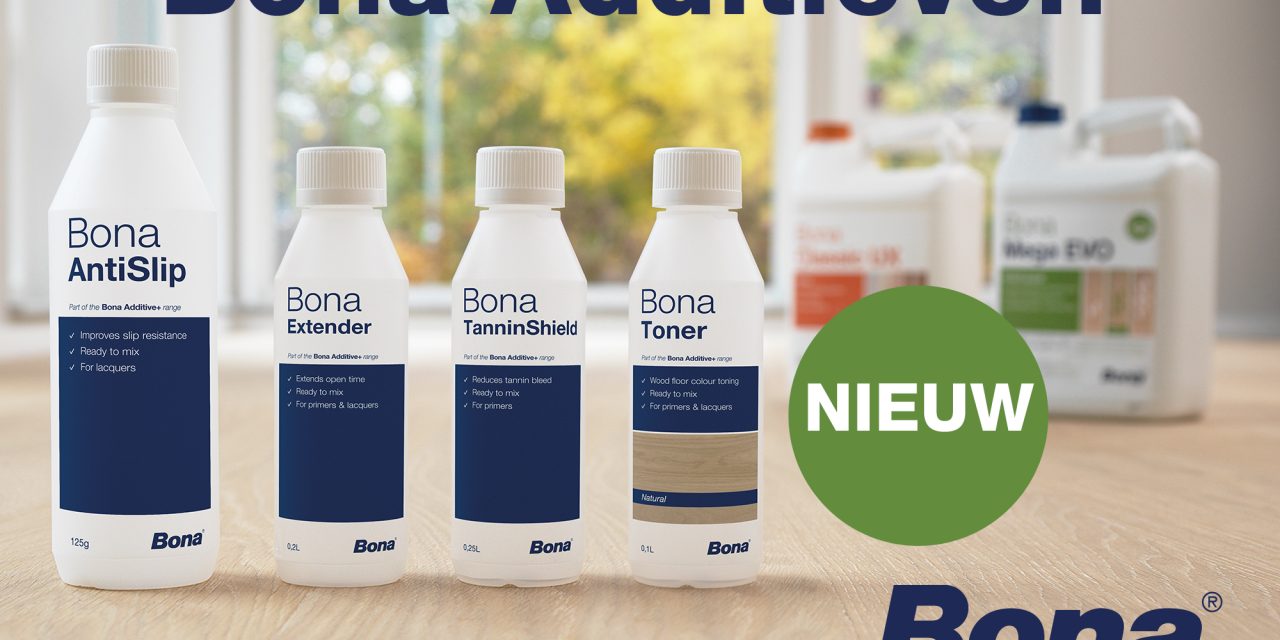 Bona lanceert een Additive+-Assortiment voor parketlakken