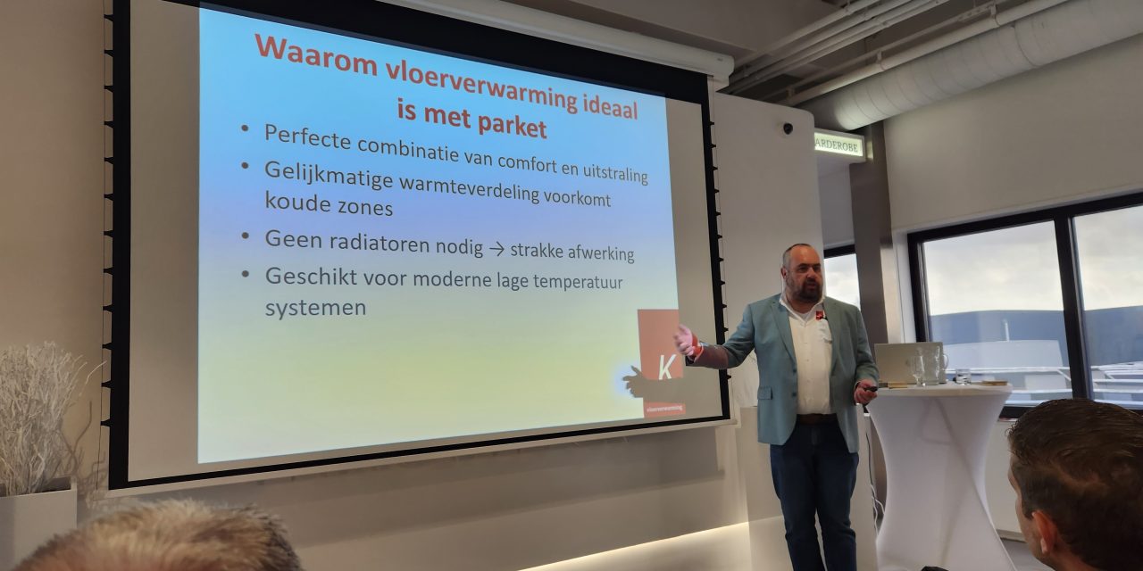 Parketvloeren met een vloerverwarming verkopen zorgt voor extra omzet