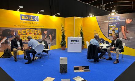 F.Ball tijdens Flanders Flooring Days