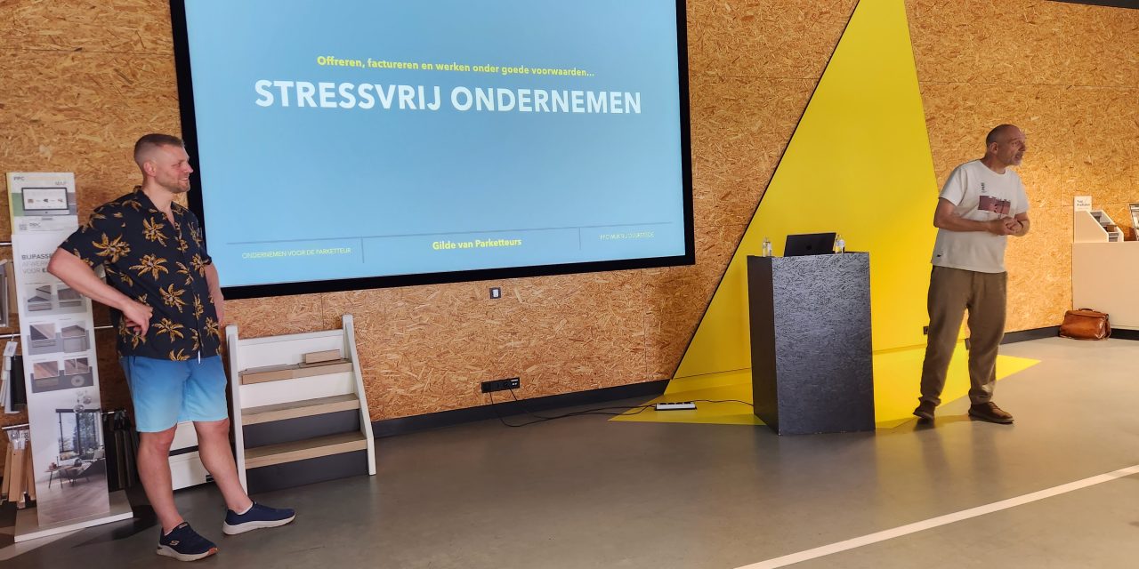 Gilde houdt een presentatie over offertes en facturen