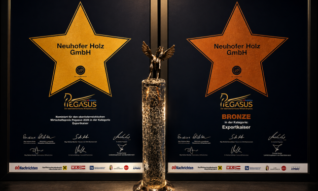 FN Neuhofer wint de bronzen 2026 PEGASUS Award