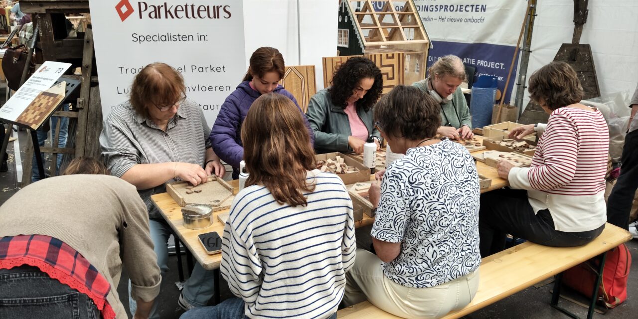 Het Gilde van Parketteurs oogst succes tijdens het Ambacht in Beeld festival